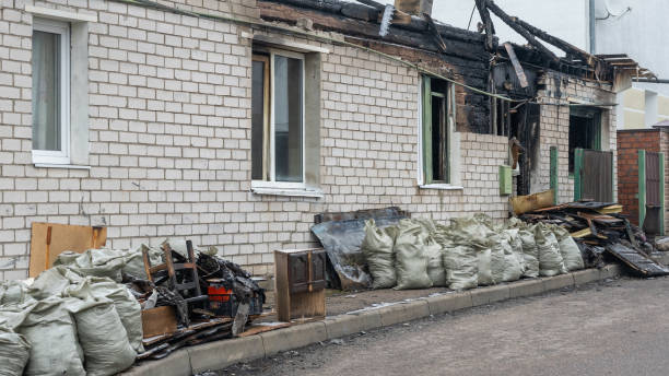 Professional Fire Damage Removal technician working in Rocky Hill, NJ